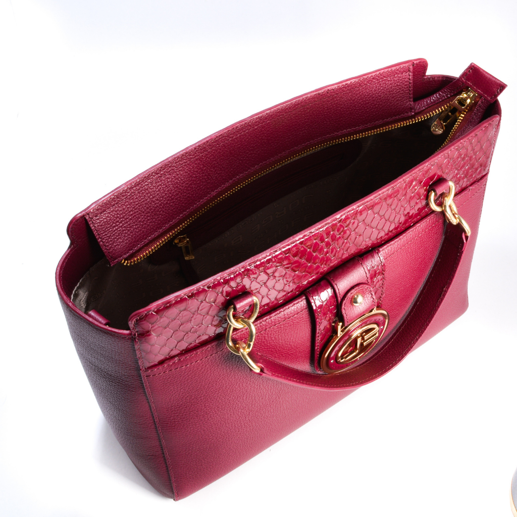 Burgundy Tote Bag