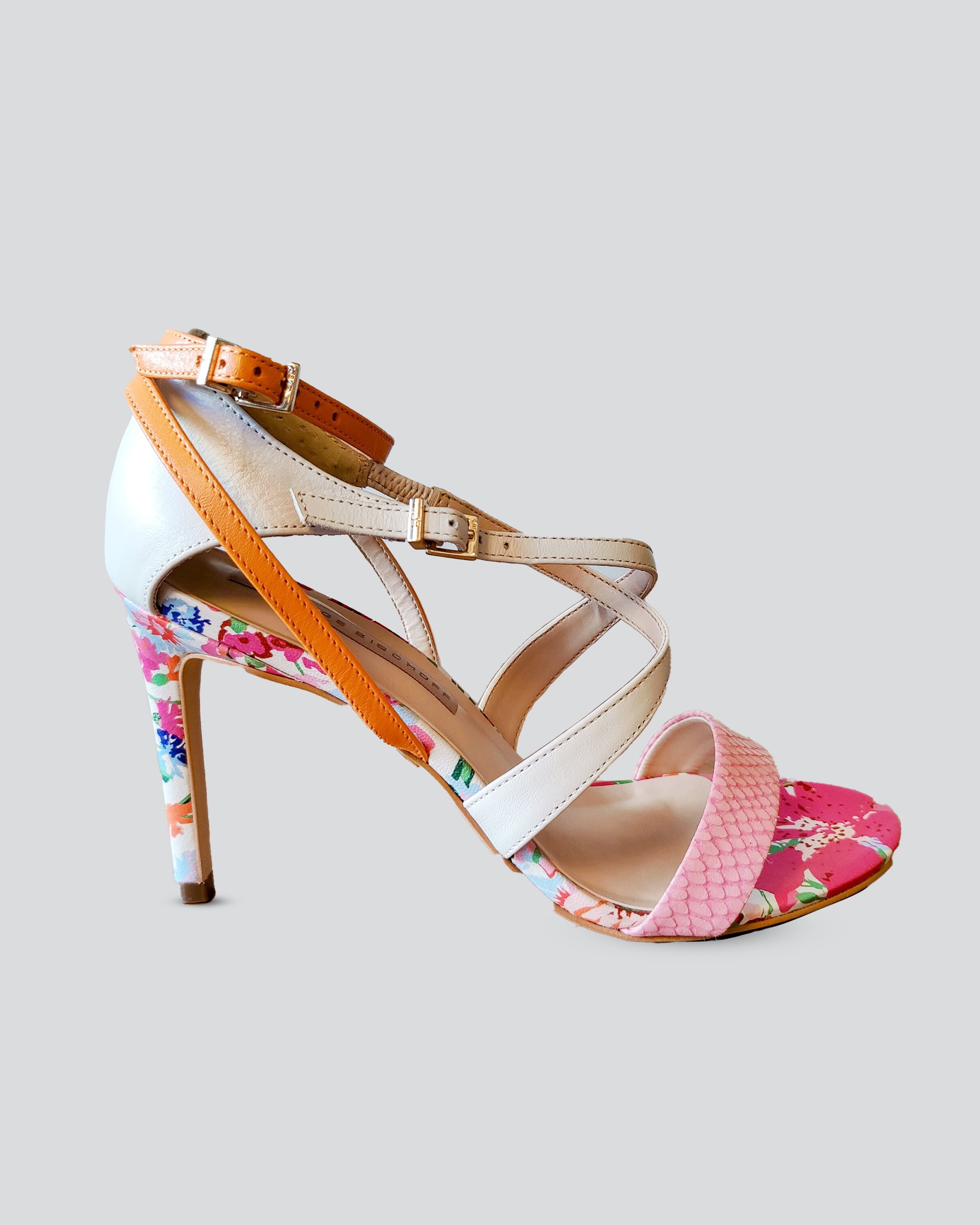Floral Sandal with Double Strap