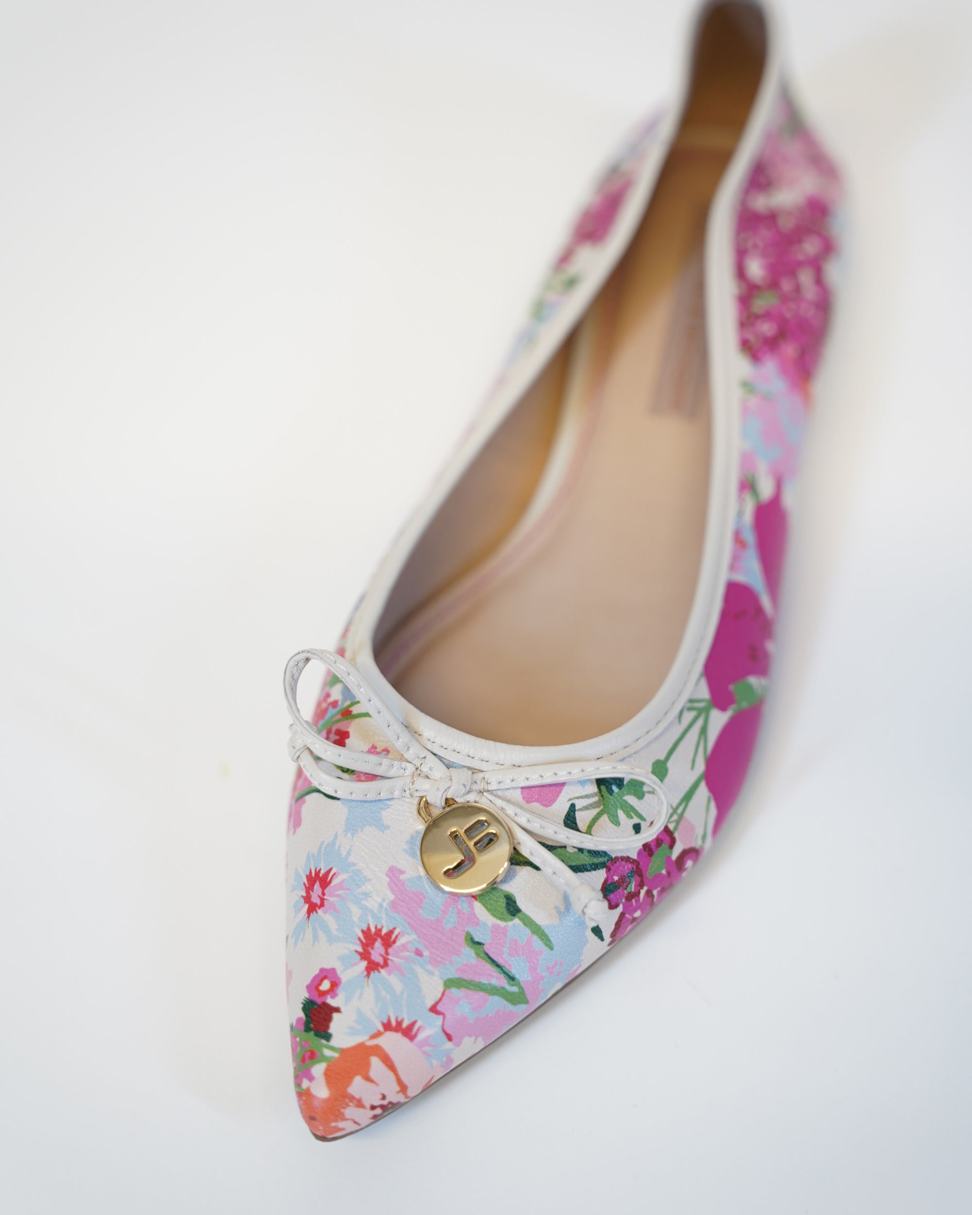 Bow Front Ballerina Flat - Floral Edition